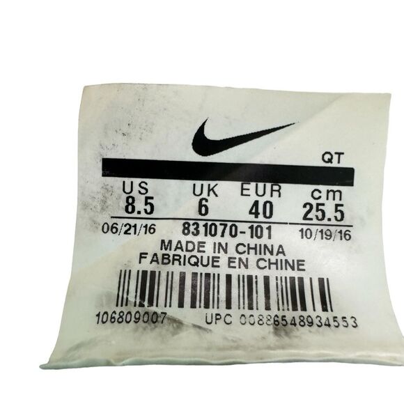 Nike Free RN Flyknit‎ 2017 Women's Running Shoes Black Multi Color Size 8 - Picture 11 of 11